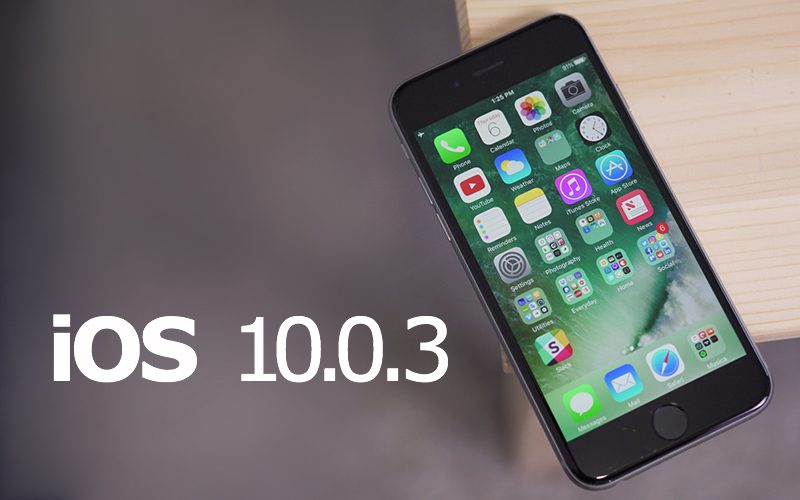 Apple vydal iOS 10.0.3