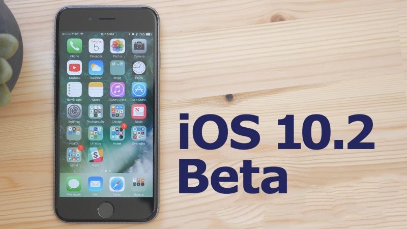 Apple vydal 7. betu iOS 10.2 pro vývojáře a testery mezi veřejností