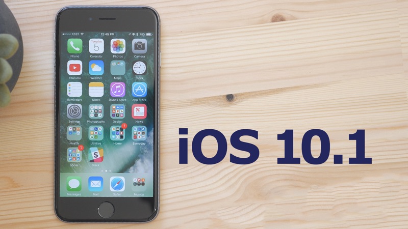 Apple vydal velkou opravu iOS 10.1