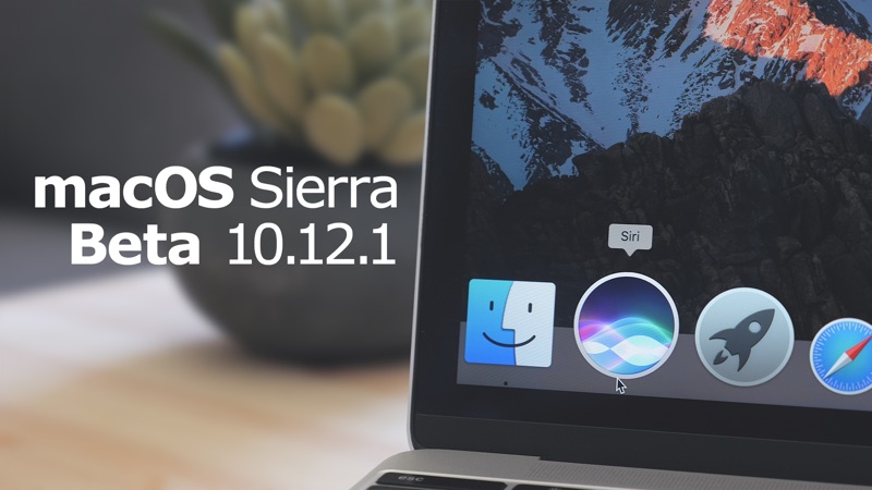 Apple vydal 5. betu macOS Sierra 10.12.1 pro vývojáře i testery mezi veřejností
