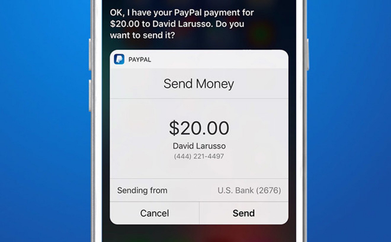 PayPal iOS App Update Brings Siri Integration to Send and Receive Money