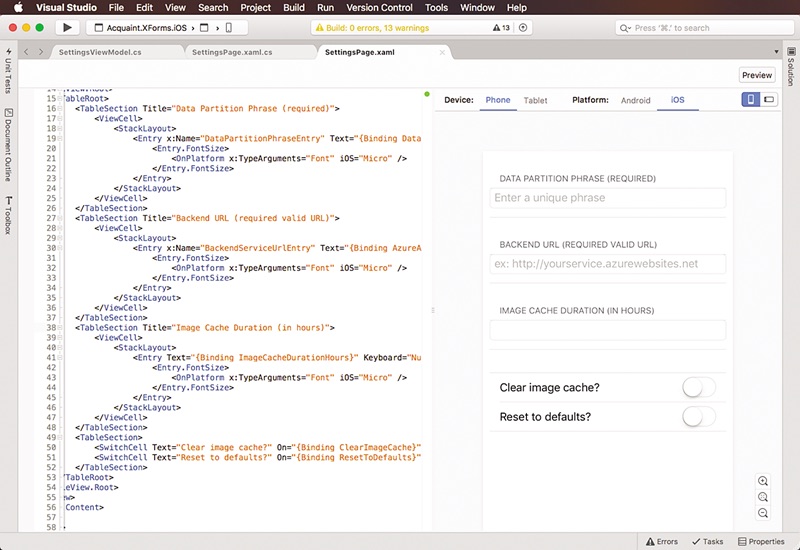 visual studio for mac with tfs