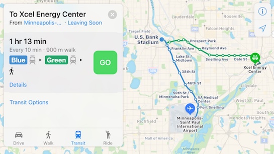 Apple Maps Now Supports Transit in Minneapolis–Saint Paul - Mac Rumors
