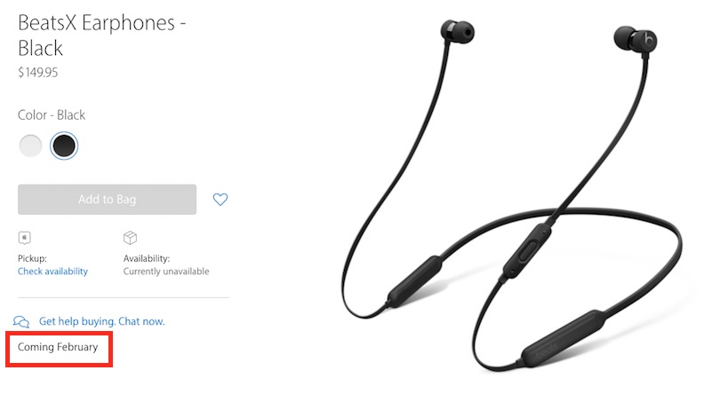 Sluchátka BeatsX jsou oficiálně odložena na únor