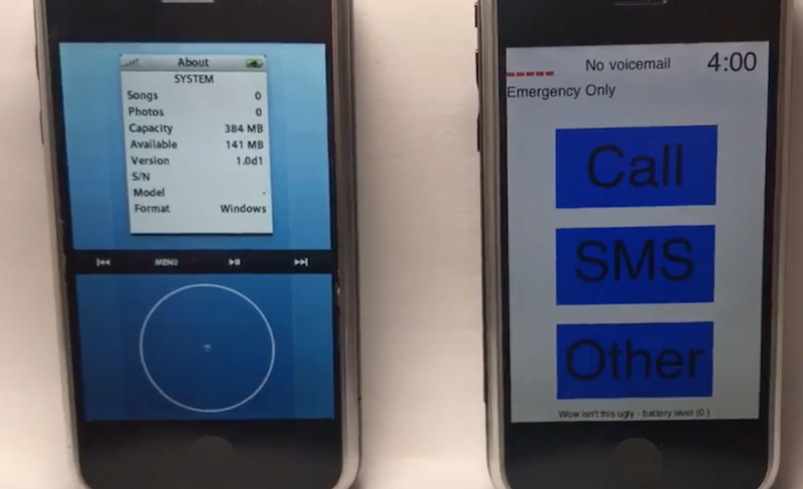 photo of New Video Pits iPhone Click Wheel Prototype Against Scott Forstall's Icon-Based iPhone Prototype image