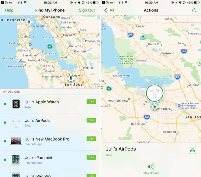 iOS 10.3 odhaluje Find My AirPods!