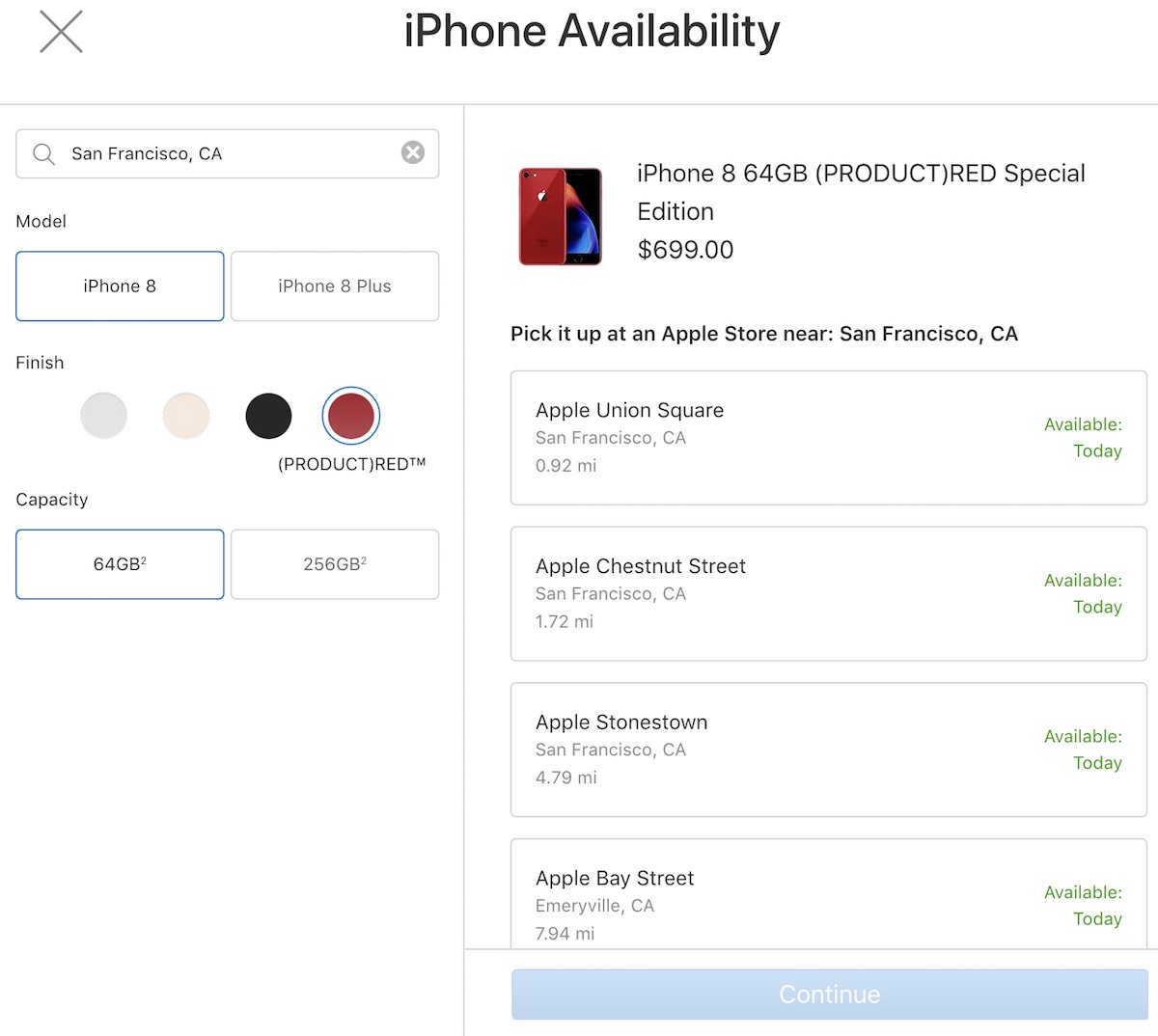 photo of (PRODUCT)RED iPhone 8 and iPhone 8 Plus Now Available for In-Store Pickup at Apple Retail Stores image