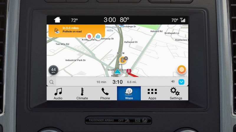 Waze Launches on Ford's SYNC 3 Infotainment Systems Through iOS AppLink