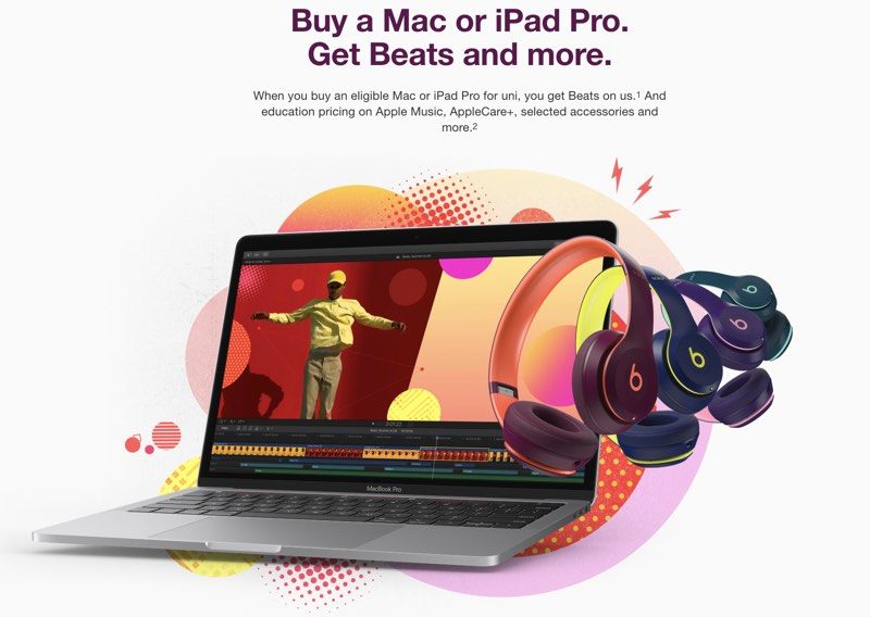 apple macbook beats promotion