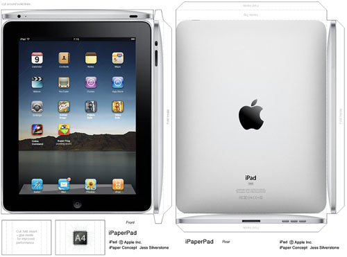 Make Your Own (Paper) iPad and iPad Sighting at NYC Starbucks Mac Rumors