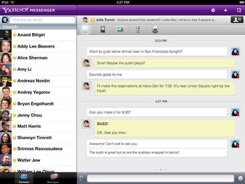 yahoo messenger updates