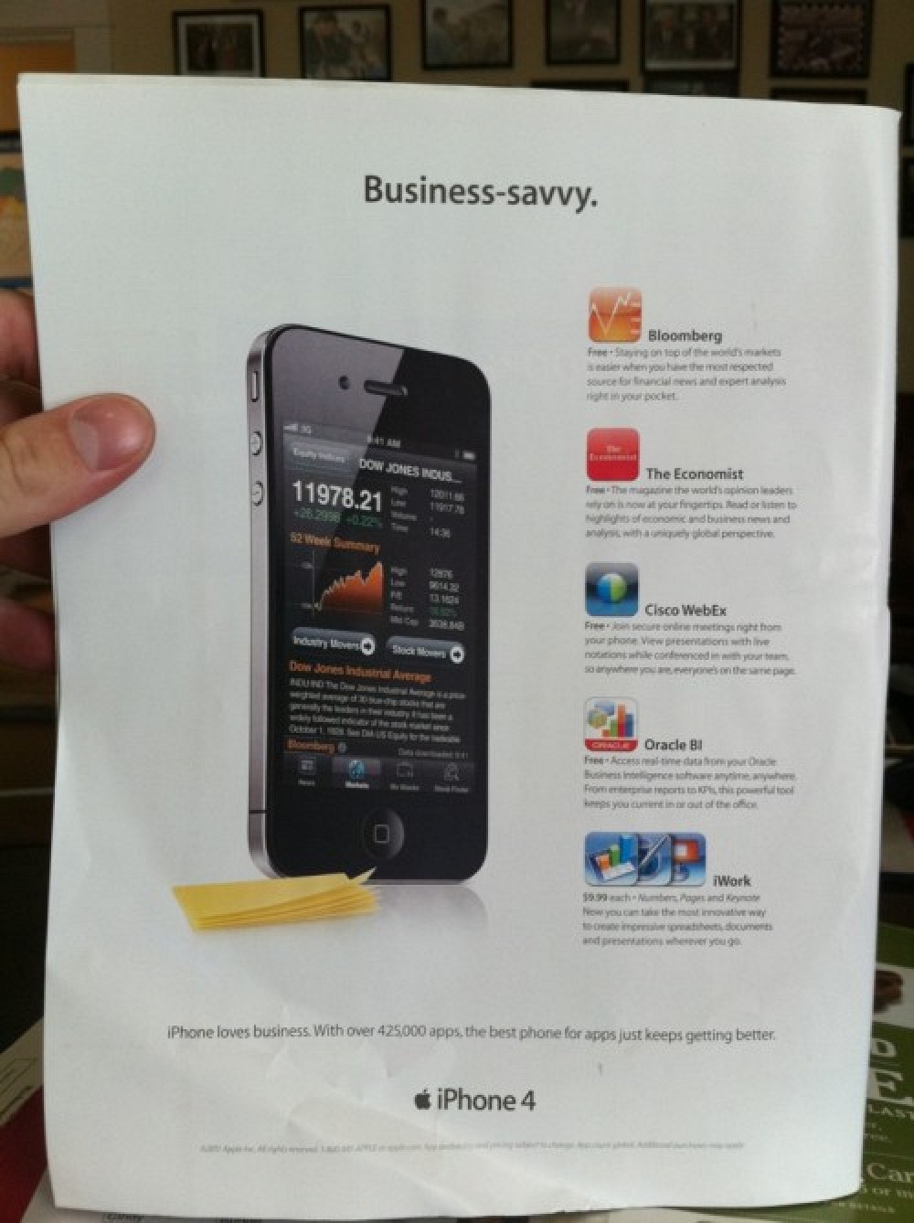 New Apple Print Ad Touts iPhone's Business Savvy - MacRumors