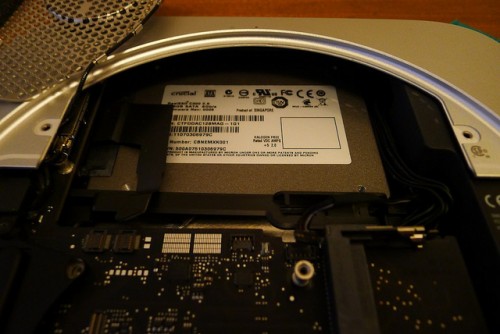 how to put a second hard drive in mac mini mid 2010