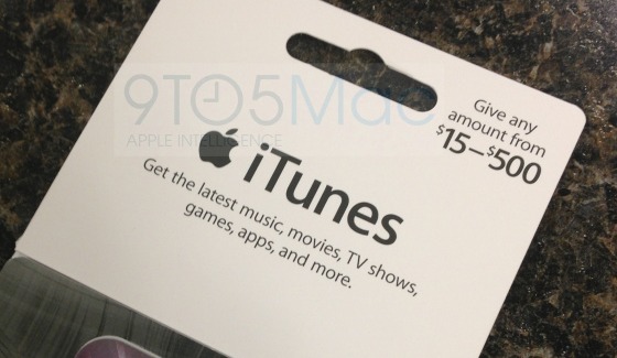 Apple Rolling Out New iTunes Gift Cards With Flexible Load Amounts From ...