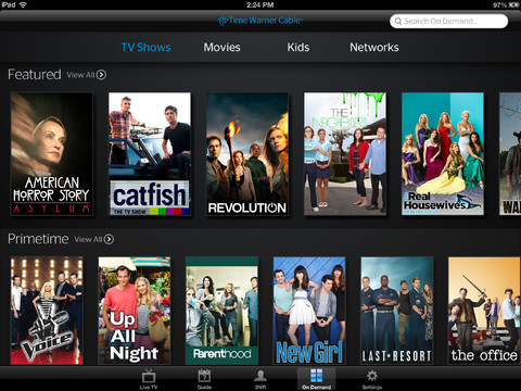 Time Warner Cable Updates TV App with On Demand Content - MacRumors