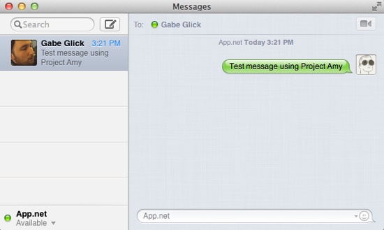 Project Amy Integrates App.net Messaging Into Apple