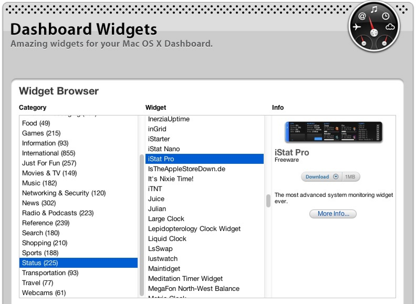 Download new widgets mac