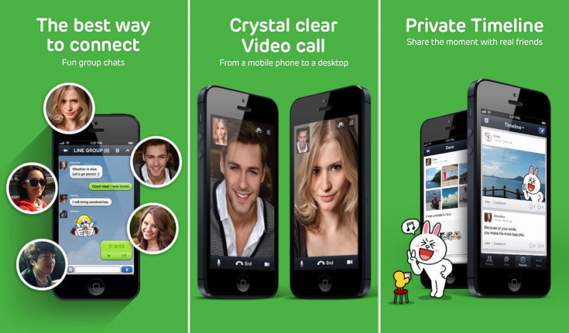 Messaging Service LINE Updates iOS App with Video Calling, 'Snap Video