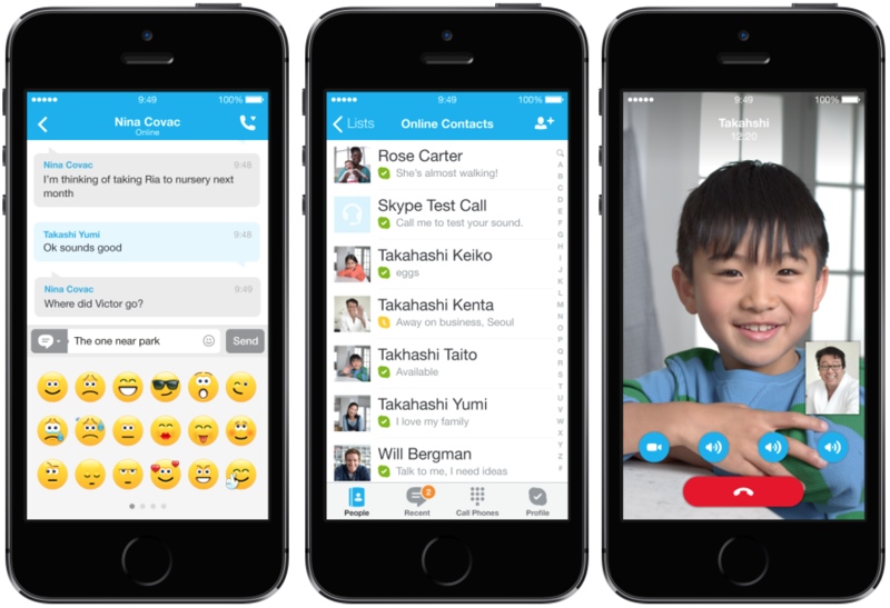 Image result for skype IOS