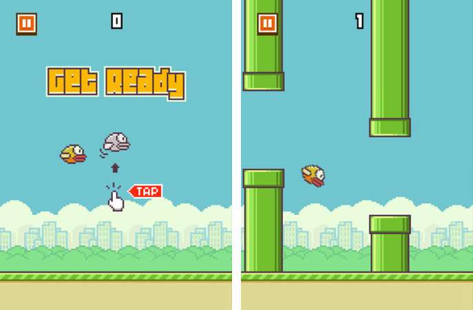 Фон игры flappy bird