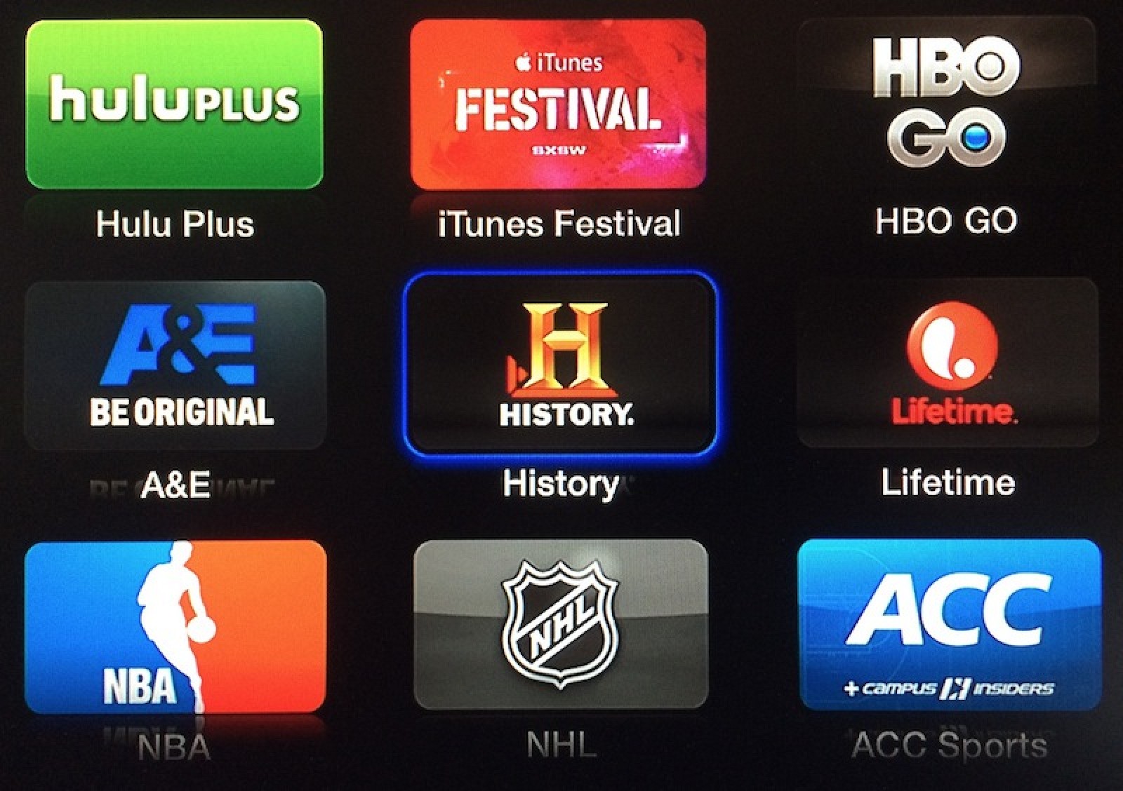 A&E, History Channel, and Lifetime Channels Added to Apple TV - MacRumors