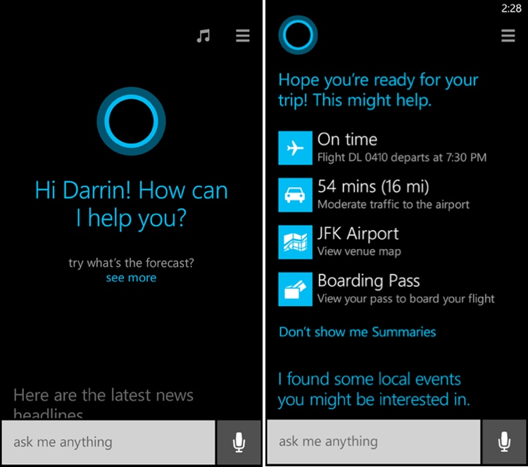 cortana windows 8.1 download