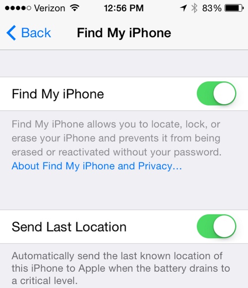 how to find iphone location