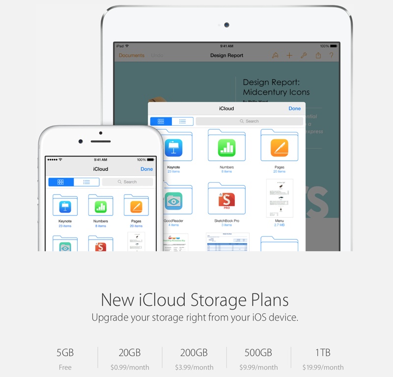 apple icloud pricing options usa