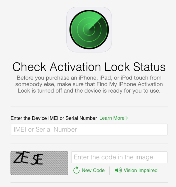 Convert ipad serial number to imei