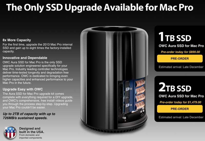 mac pro 5.1 upgrades