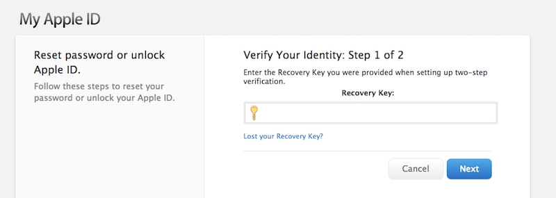 what is a recovery key for mac