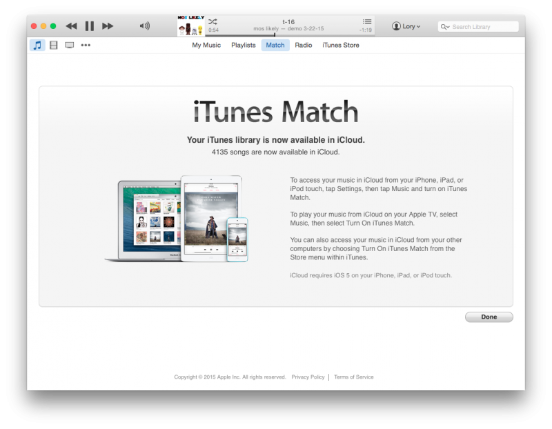 download itunes match