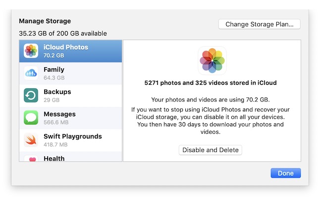 how to stop icloud download on mac