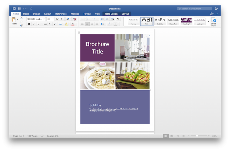 latest version of word for mac