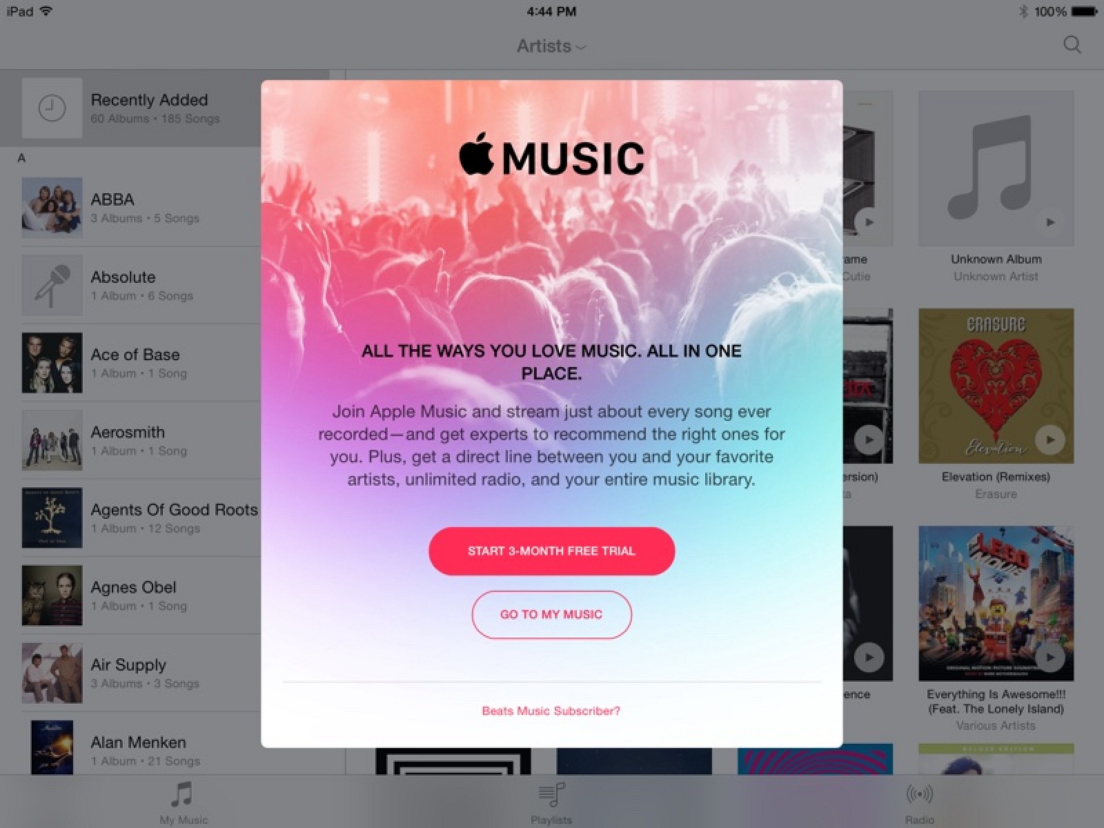 Signs of Apple Music Begin Showing Up in iOS 8.4 Beta Music App - MacRumors