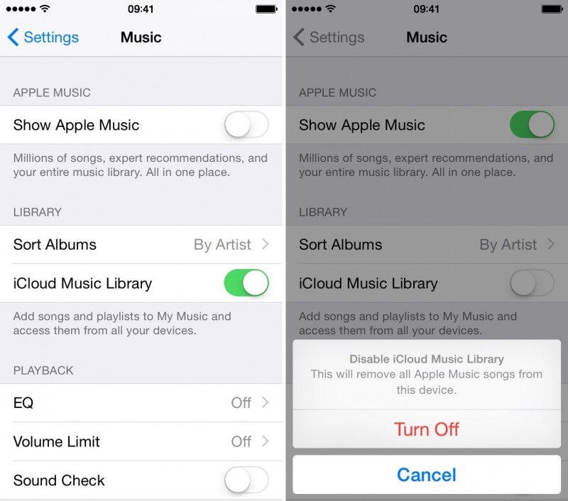 Turn on iCloud Music Library - Apple Support