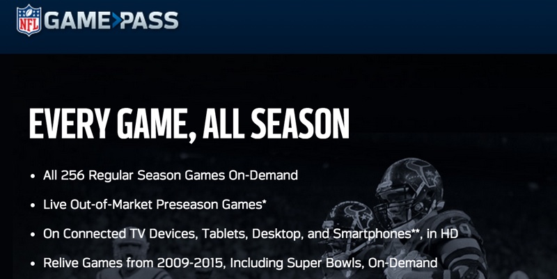 NFL 'Game Pass' With OnDemand Game Broadcasts Coming to Apple TV