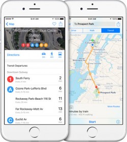 Transit Apple Maps