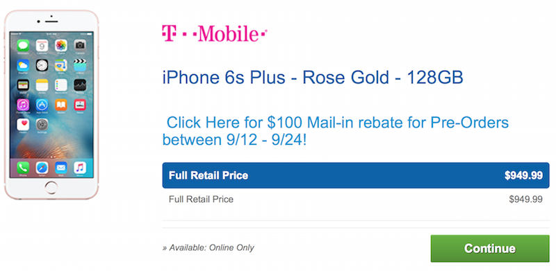 Costco Offering 50 To 100 Mail In Rebates On IPhone 6s And 6s Plus 