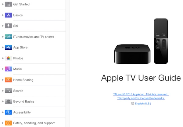 New Apple TV Tidbits: Limited App Discovery, User Guide, Amazon Pulls