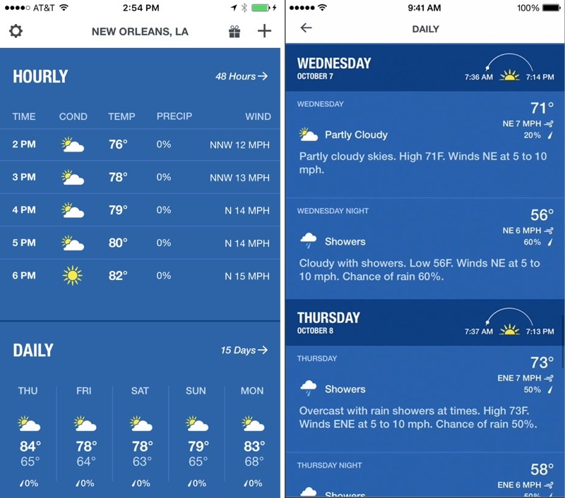 'The Weather Channel' App for iPhone Gains Revamped Design ...