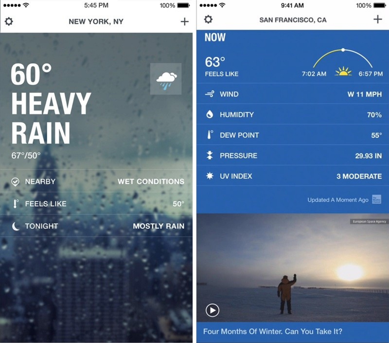 weather channel app