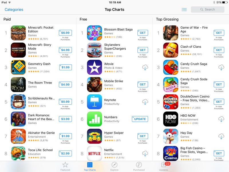 app store download ipad free