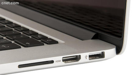 macbook hdmi port