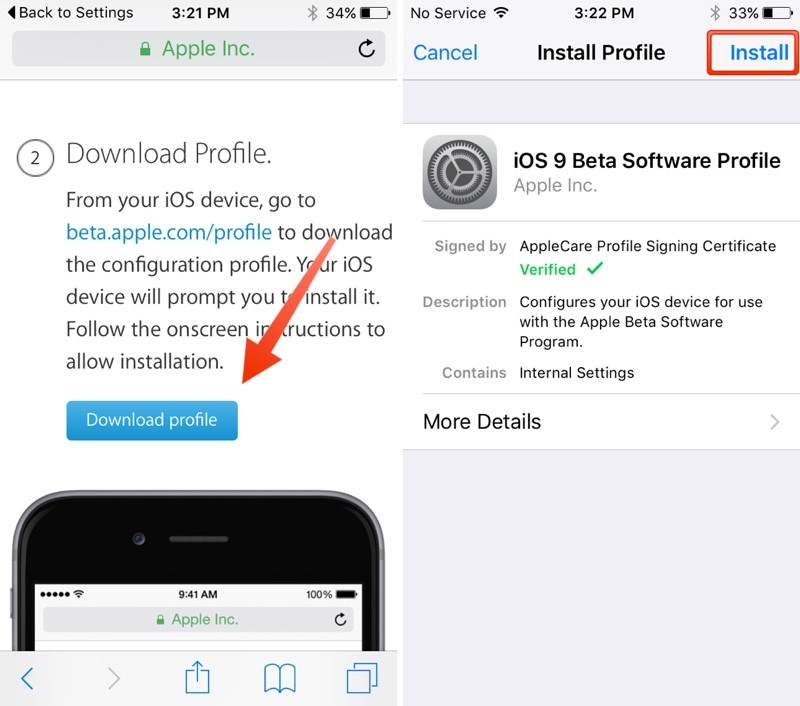 apple ios 10 beta profile download