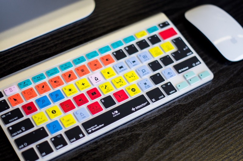 use a second keyboard for editing on mac