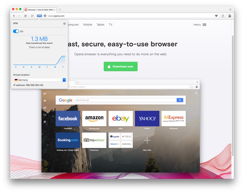 opera web browsers for mac