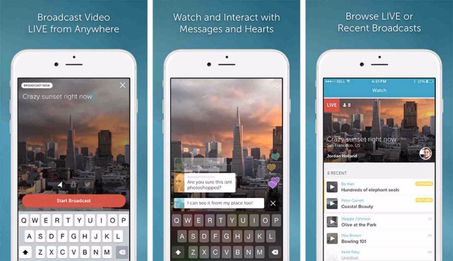 video periscope iphone