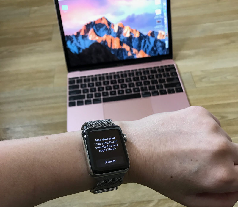 unlock with apple watch mac