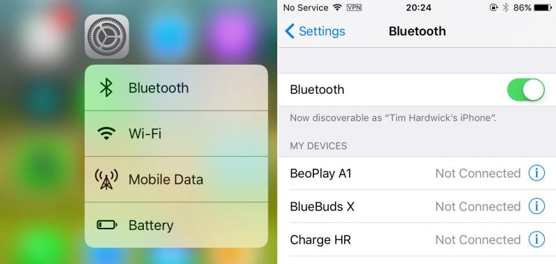 3D Touch Not Working on iPhone 7 or iPhone 7 Plus